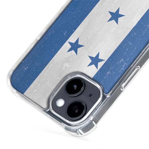 Honduras Flag Distressed iPhone 15 MagSafe Case